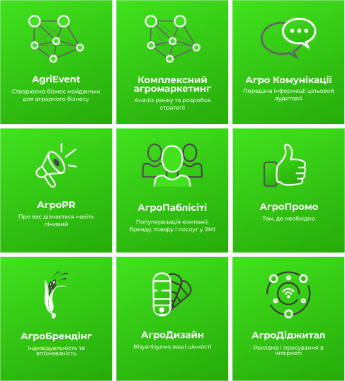 Послуги Agro Marketing Agency 